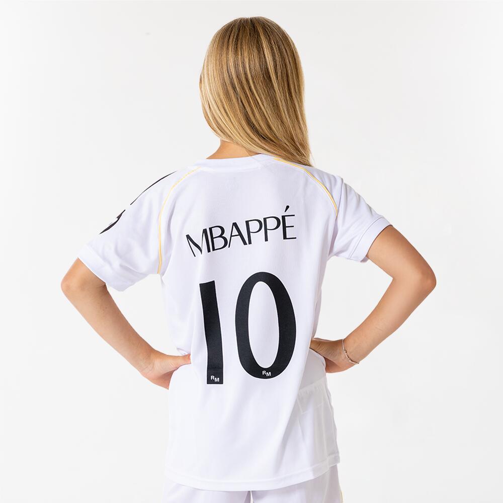 adidas Real Madrid Home Mbappé 9 Shirt 2024-2025 (Official Cup Printing