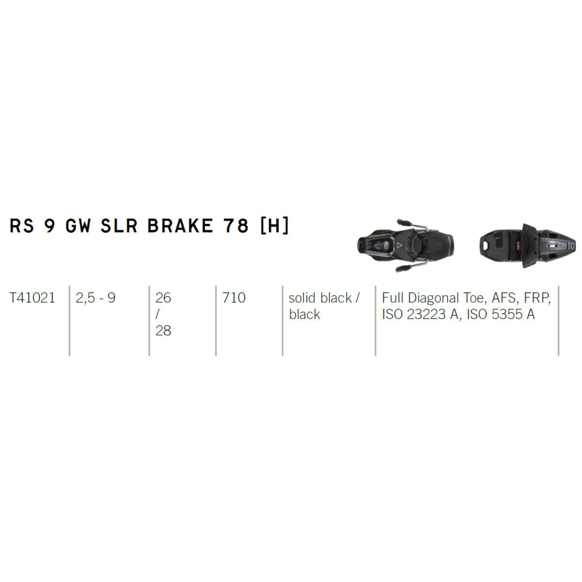 Narty Fischer RC Lite SLR Pro WS + wiązania RS9 SLR SMU 2026 3/5