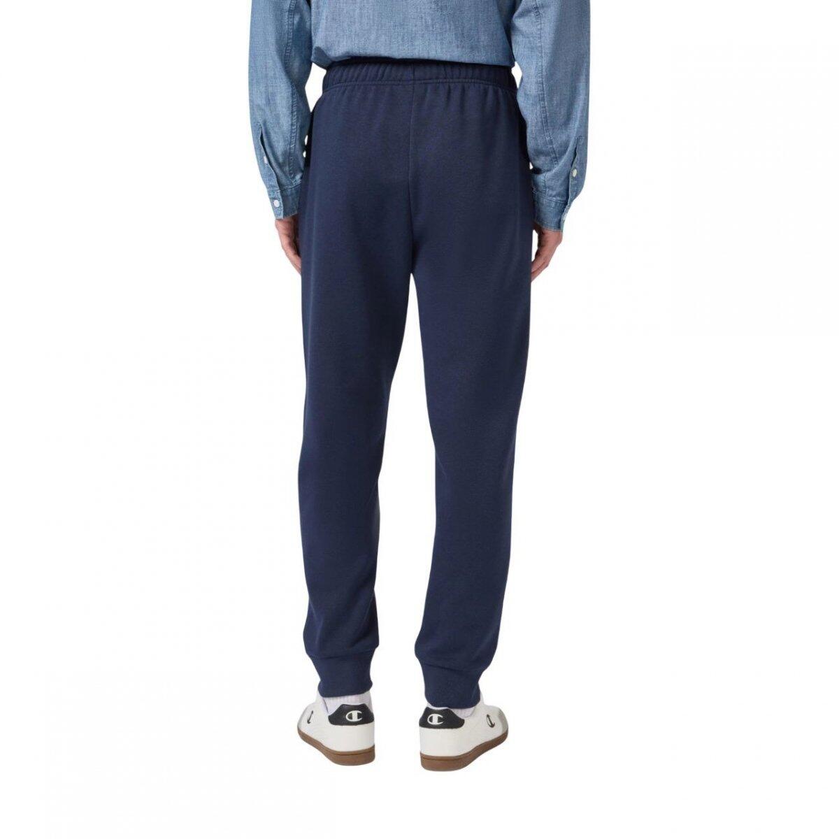 Spodnie dresowe męskie do treningu Champion Ribbbed Cuffs Pants granatowe 2/5