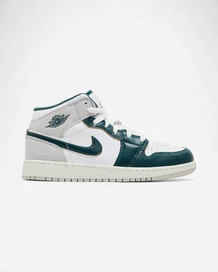 Jordan 1 Mid SE Oxidized Green (GS)