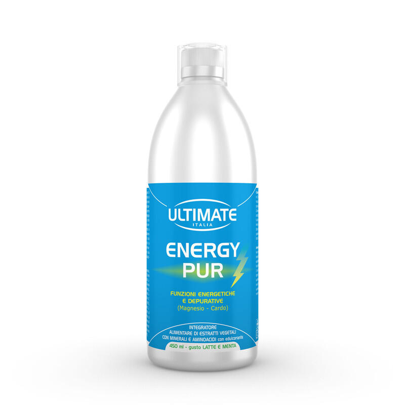 ULTIMATE ITALIA Integratore alimentare - ENERGY PUR LATTE E MENTA - 450ml