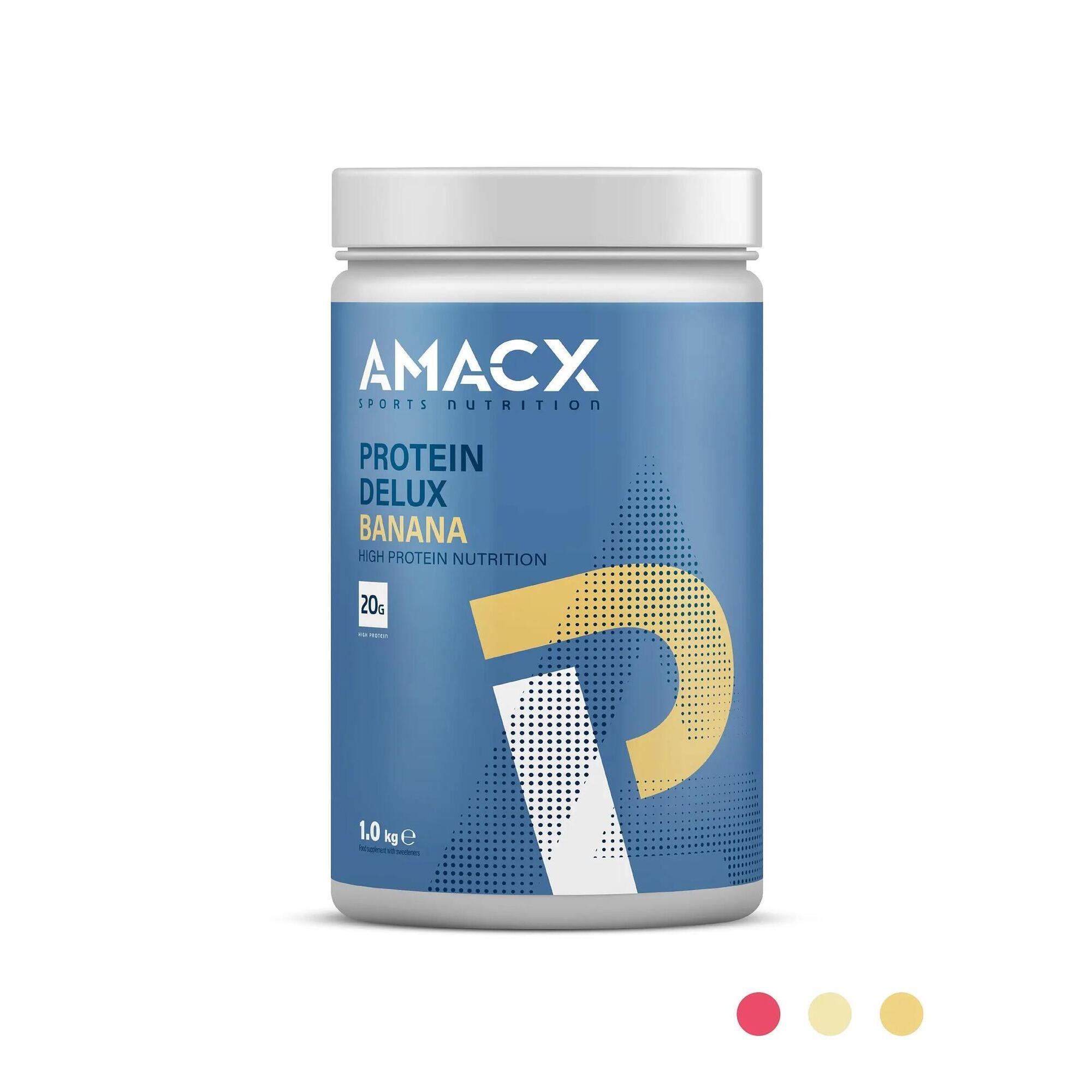 Amacx - Protein Delux Banane | 1.0 Kg - Poudre Isotonique - 1 Kg - Decathlon
