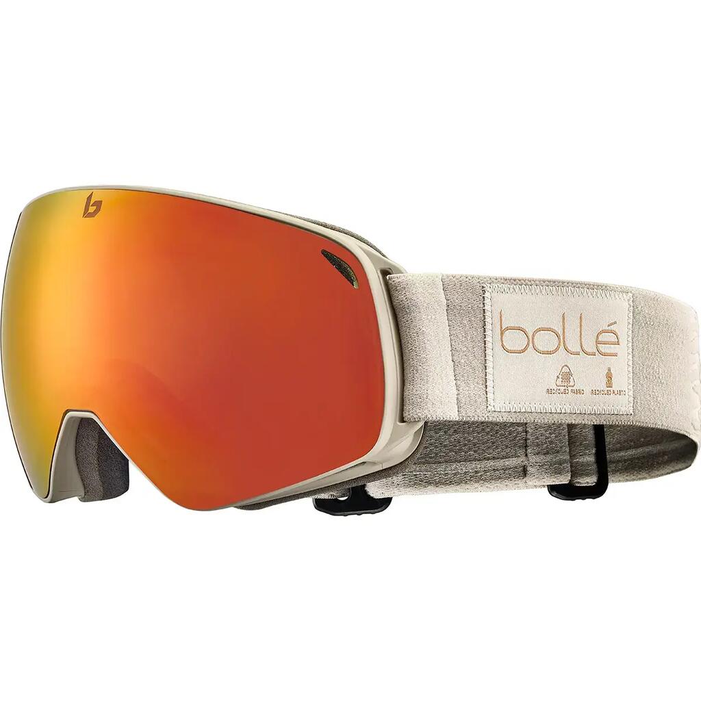E TORUS M Unisex Snow Goggles - Matte Oatmeal/Sunrise