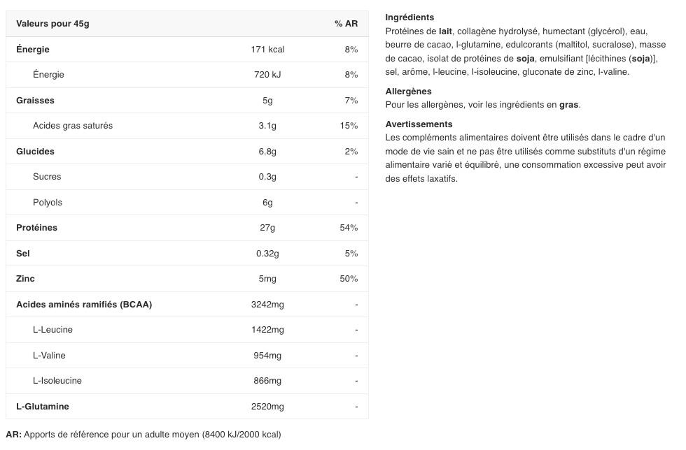 Barres protéinées - 60% Protein Bar - Caramel Salé aux Cacahuètes 2/7