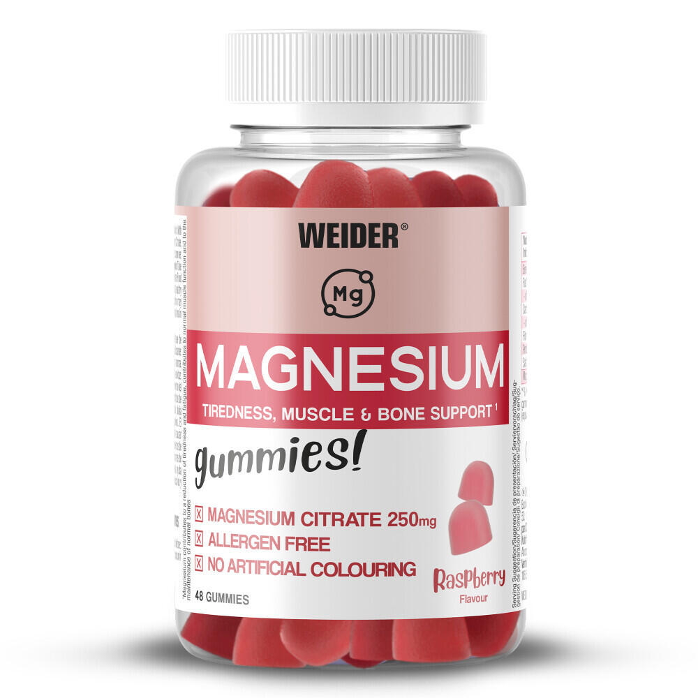 WEIDER Magnesio - Magnesium - Lampone 48 Gommose