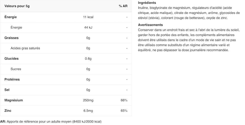 Magnésium - Magnesium Powder - Baies 200g 2/3