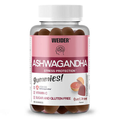 Ashwagandha 40 Gummies Sweet Orange Weider