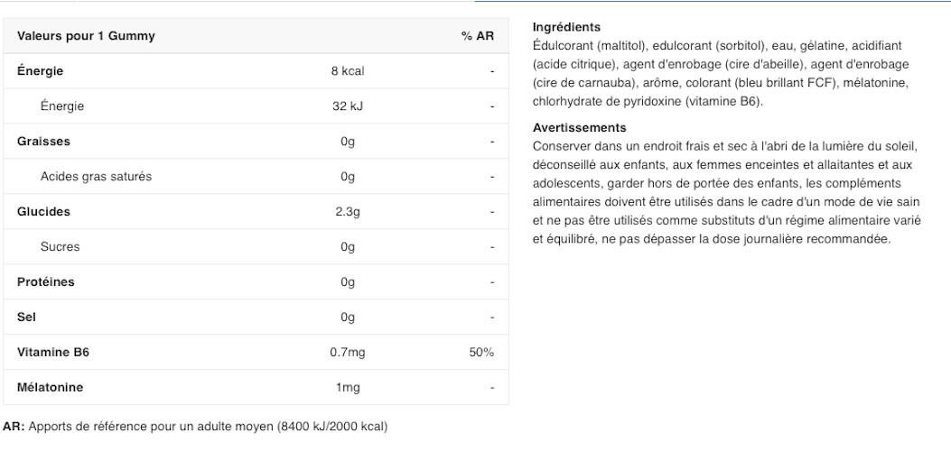 Weider Melatonin Gummies (60) Blueberry - Intra- & Post-Workout 2/7