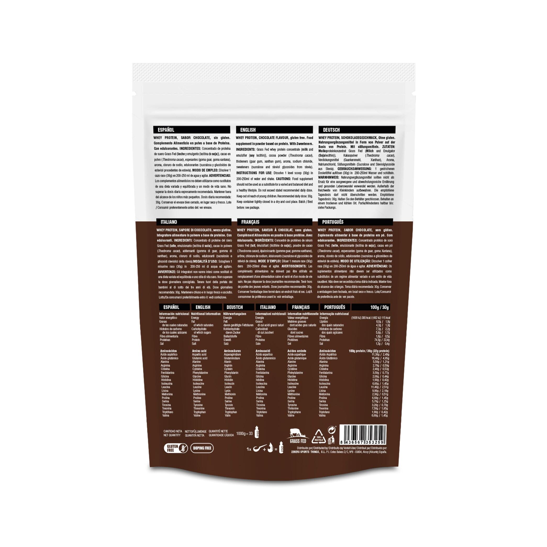 WHEY PROTEIN 1Kg CAPPUCCINO 3/6