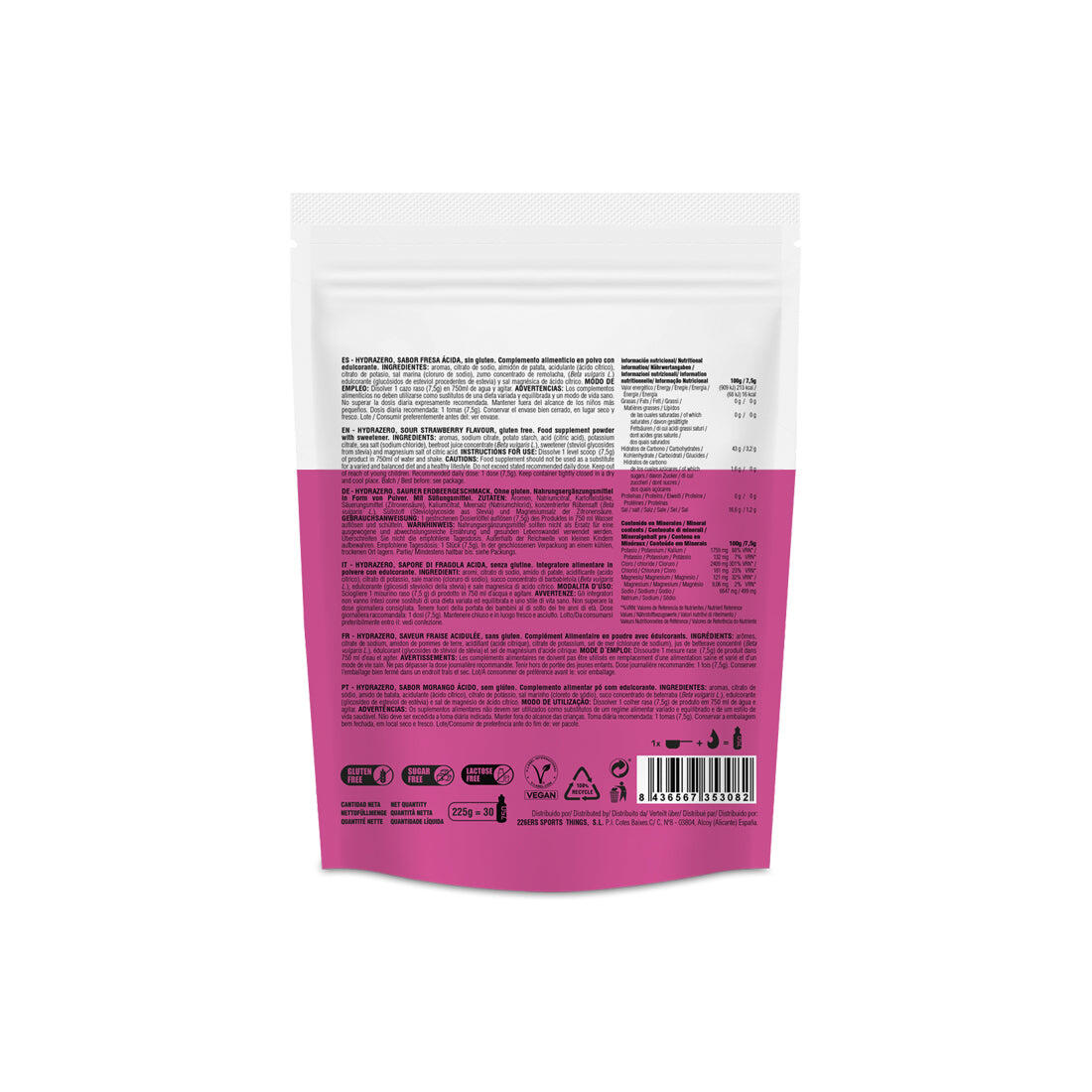 Bebida energética 226ERS Hydrazero 225g Tropical 2/5