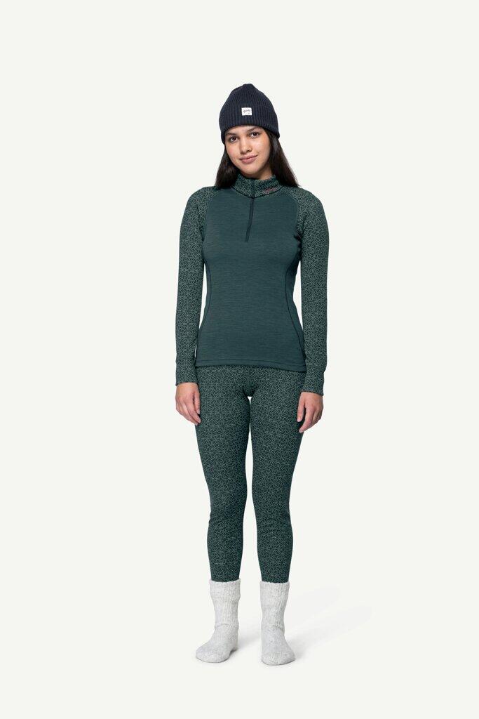 Sous-pull technique Devold Duo Active Merino 205 femme, col zippé, dos rallongé 2/7
