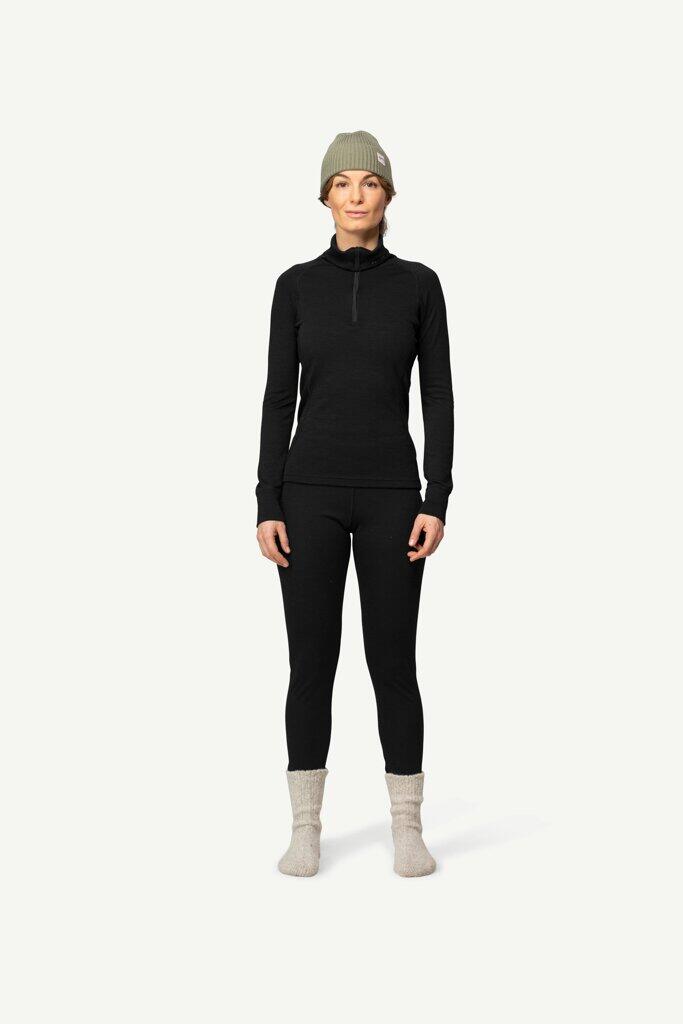 Devold Duo Active Merino Tee-shirt femme 205 Zip noir ergonomique 5/7