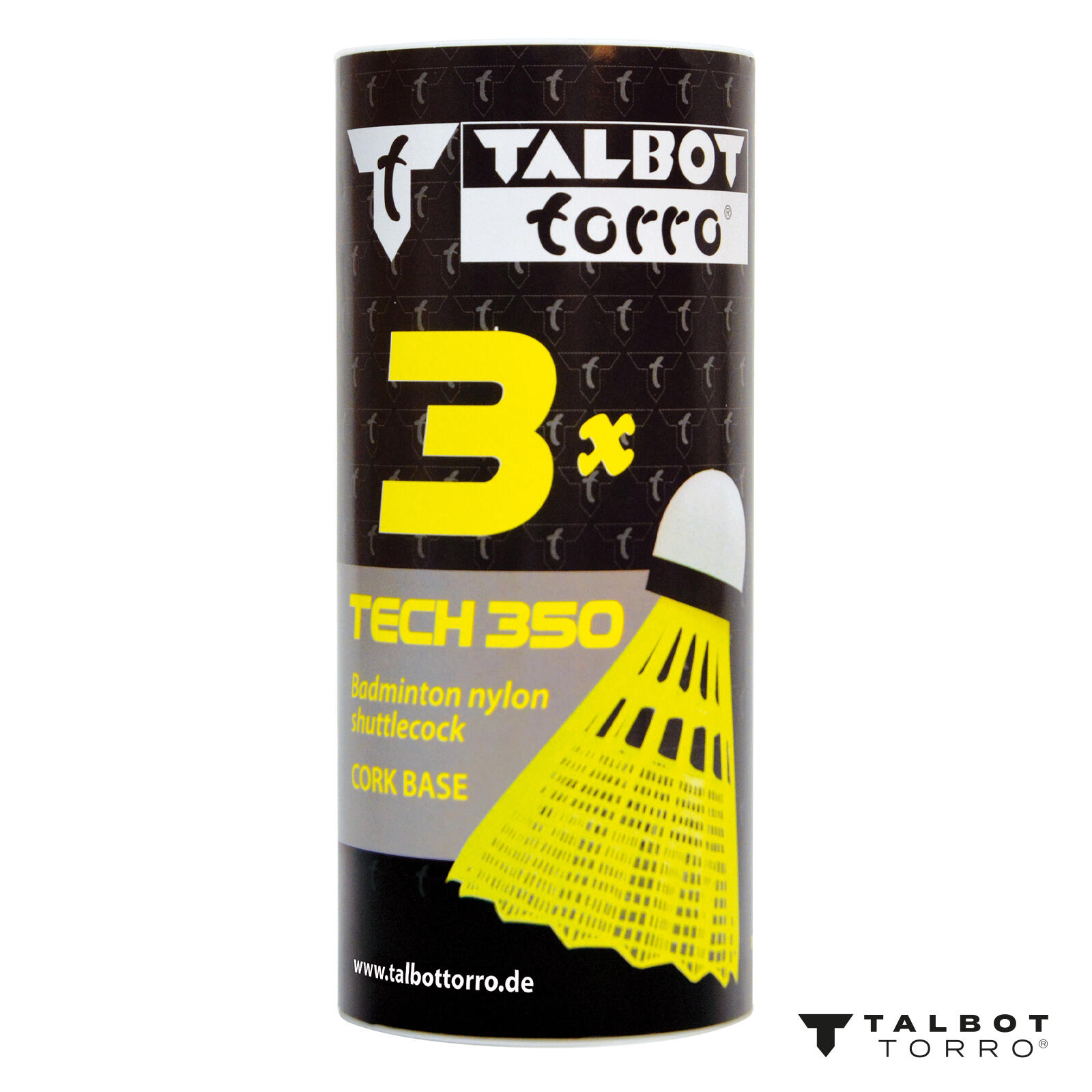 Badmintonové míčky TALBOT TORRO Tech 350 Slow 3 ks 4/4