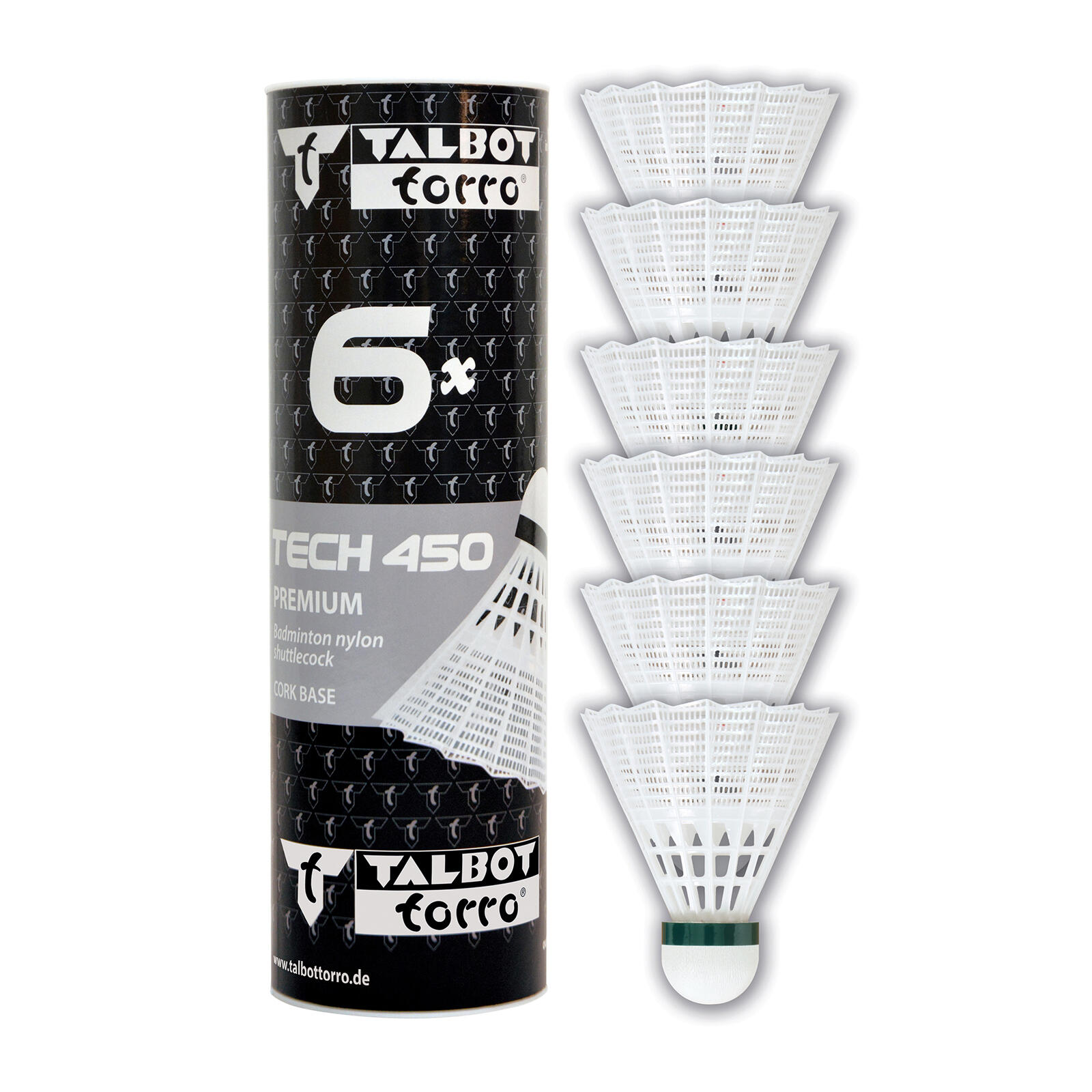 TALBOT TORRO Badmintonové míčky TALBOT TORRO Tech 450 Slow 6ks