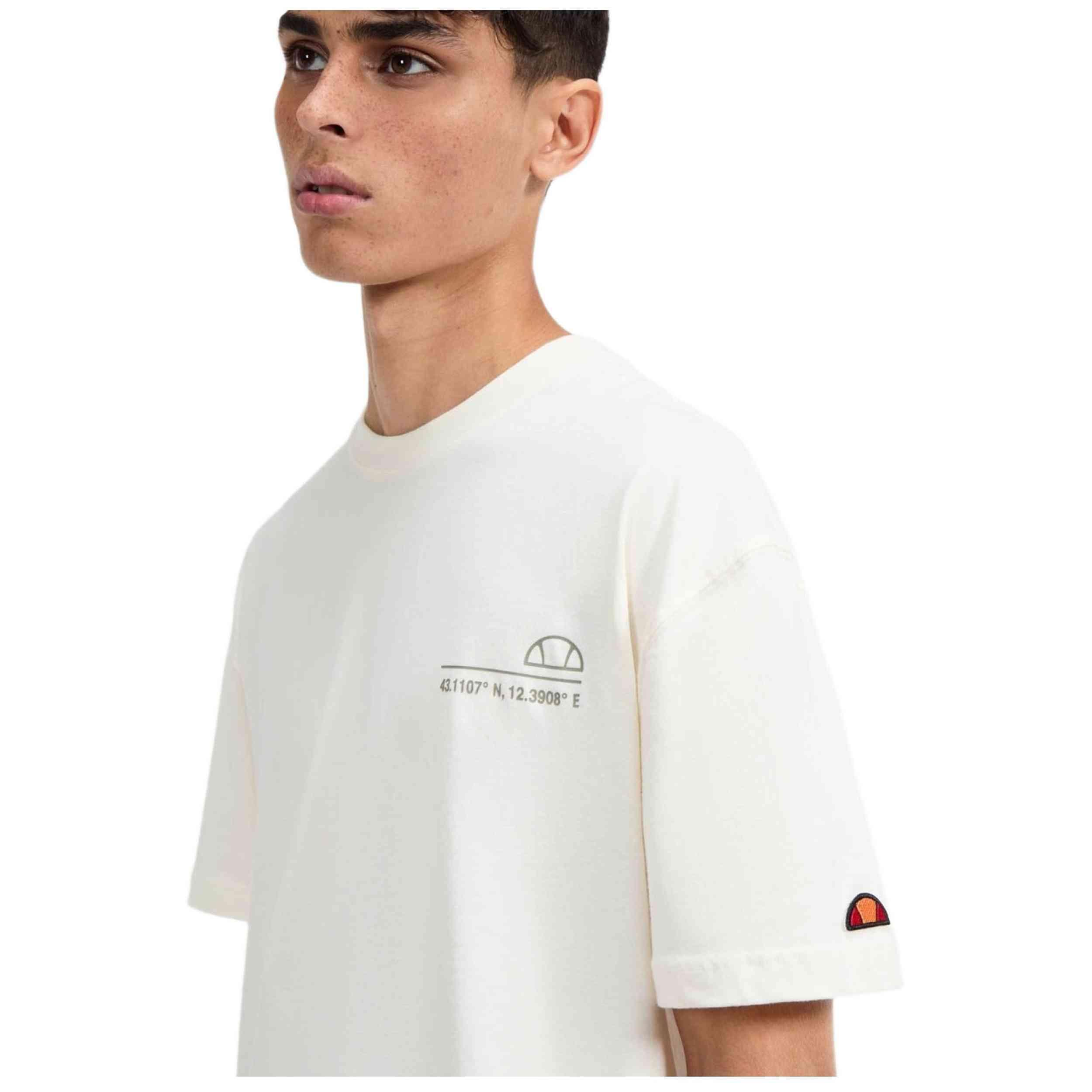 T-shirt met korte mouwen Ellesse model SHZ21857-BLANCO voor mannen 4/6