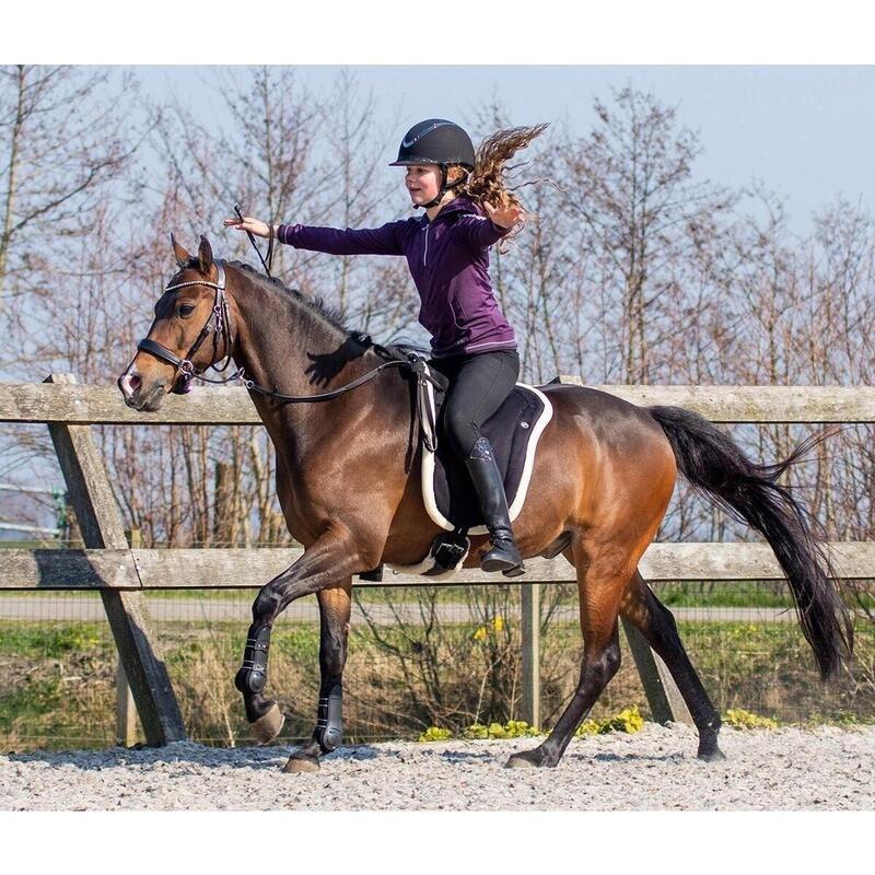 QHP Bareback Pad - Zwart (Full)