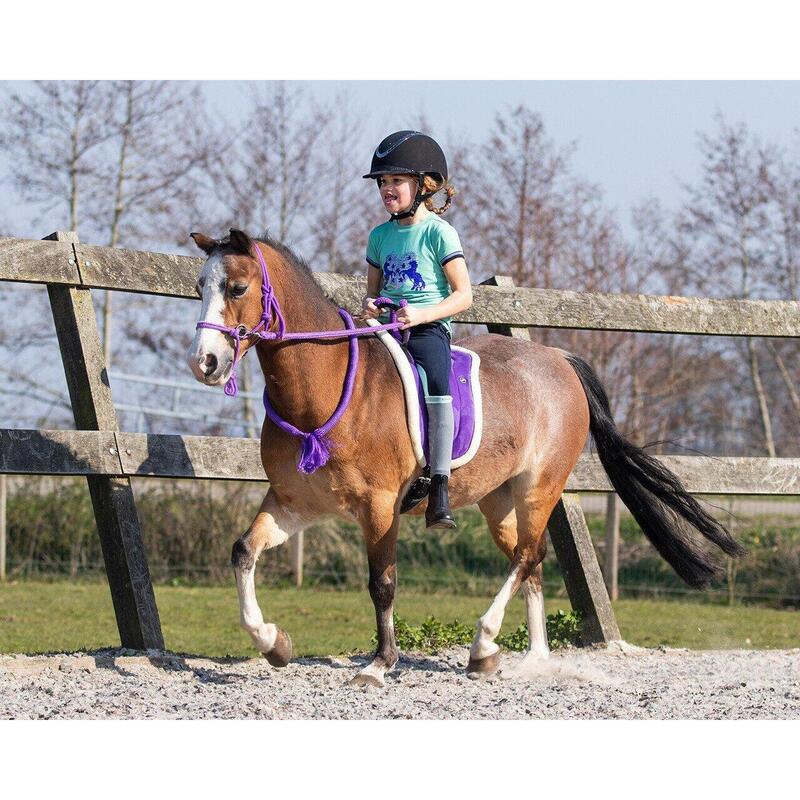 QHP Bareback Pad - Navy (Pony)