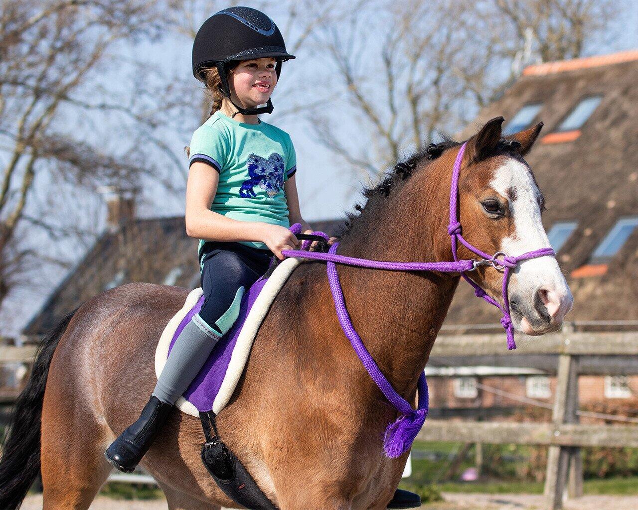 QHP Bareback Pad - Passion Flower (Full) 3/3