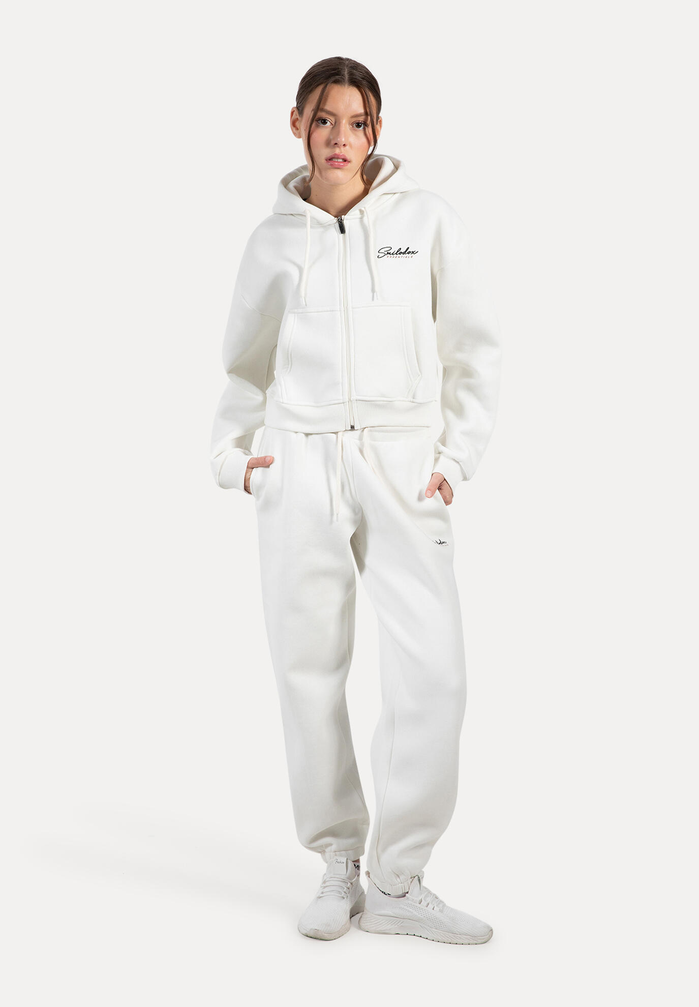 Damen Jogginghose Enara Creme 3/5