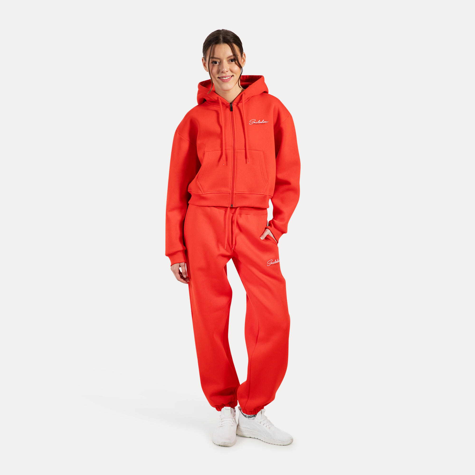 Damen Jogginghose Enara Rot 3/5
