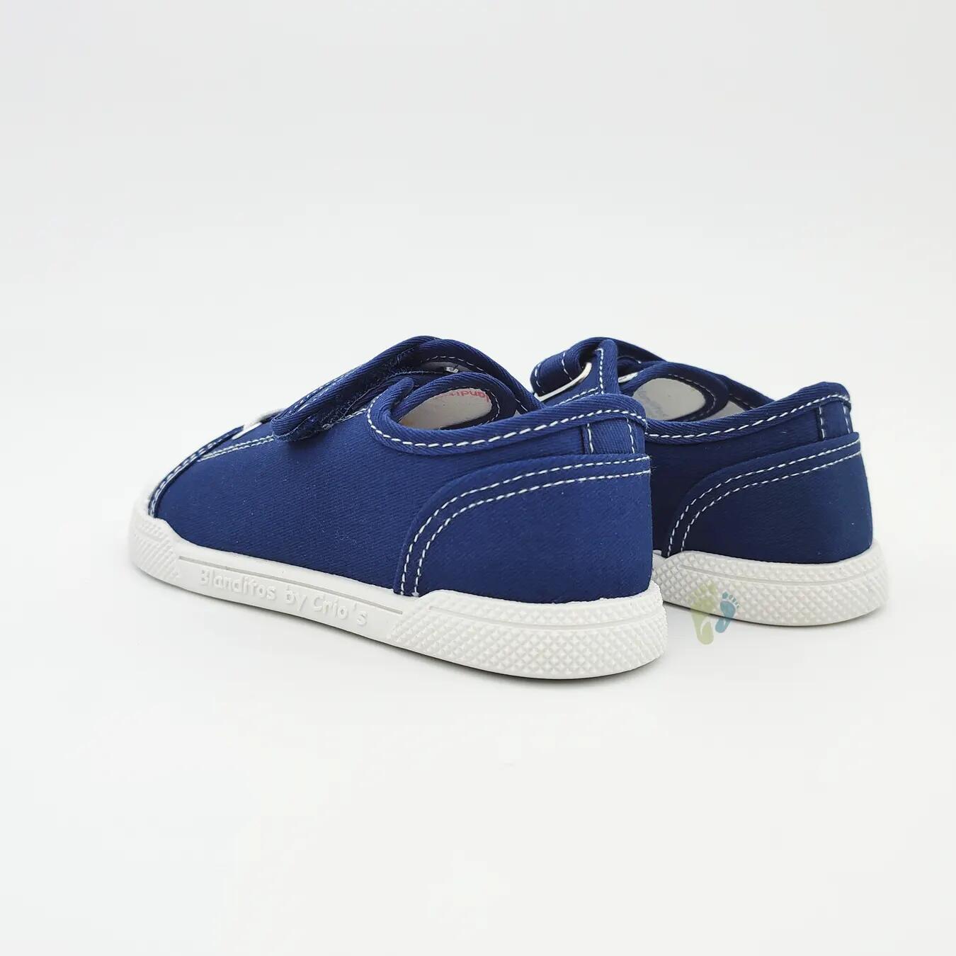 Blanditos Zapatillas de Lona Sandia Navy - Talla 22 3/6