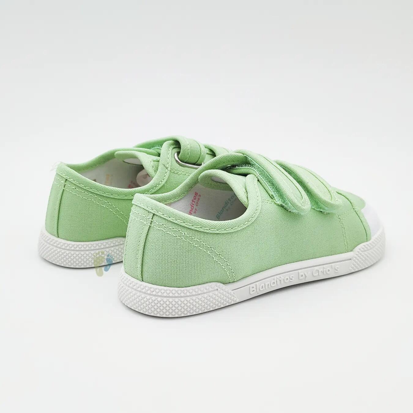Blanditos Zapatillas de Lona Coco Verde - Talla 21 2/5