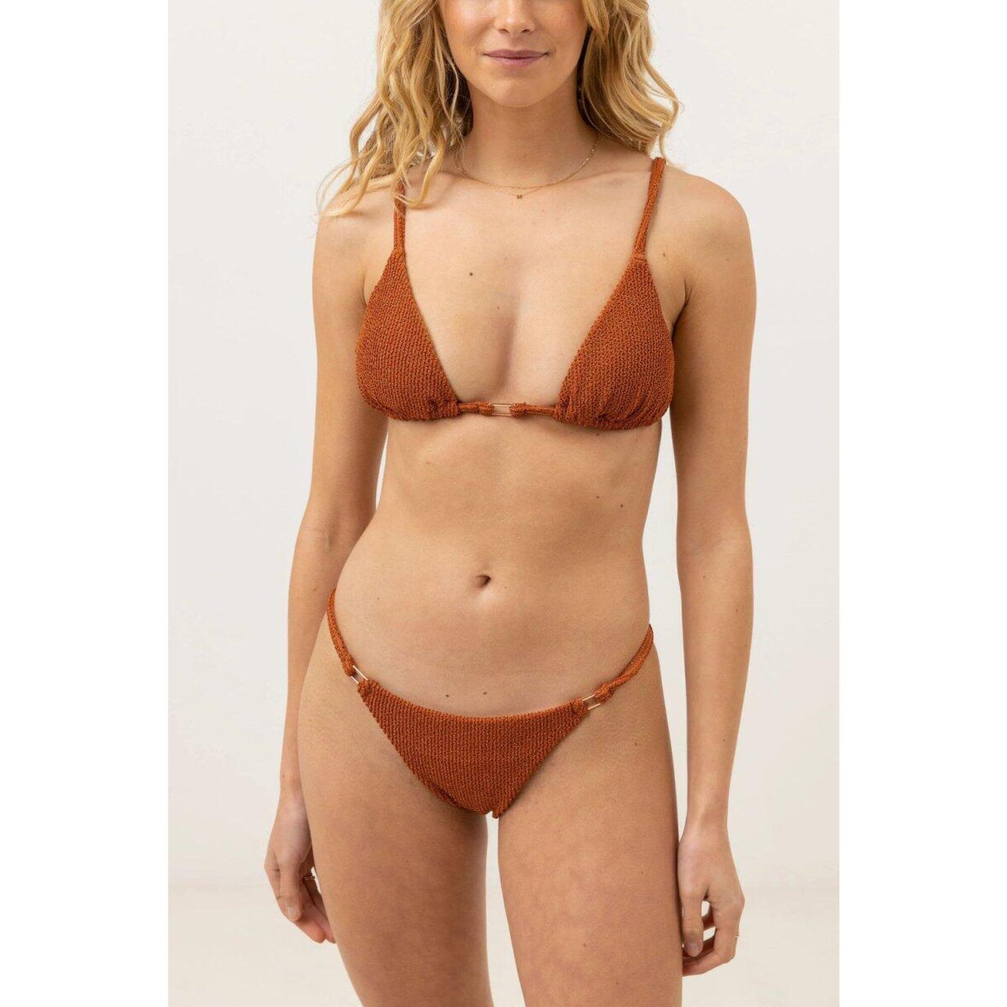 Rhythm - Wave Break - Haut De Maillot Femme - Maillot De Bain 2 Pièces - Rouge - 38 S - Decathlon