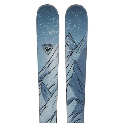 RECONDITIONNE - Ski Rossignol Blackops 92 + Fixations