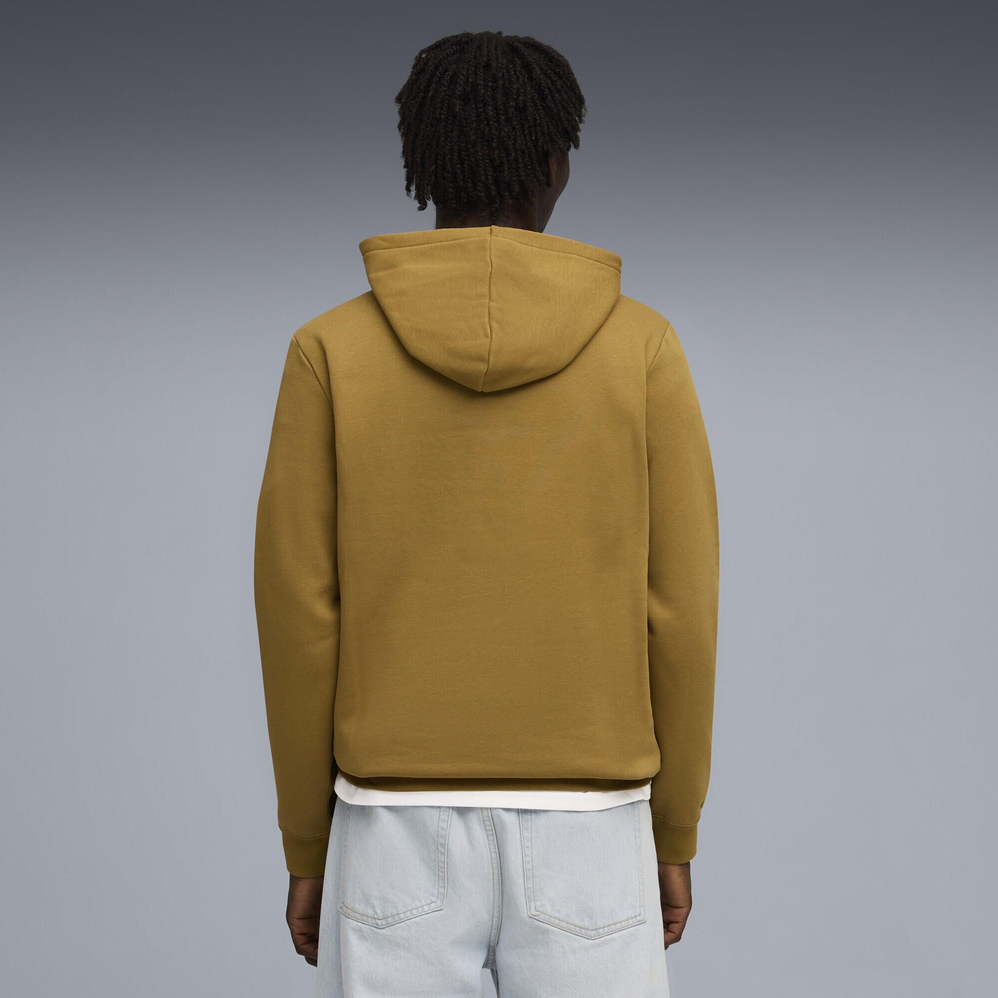 Felpa con cappuccio Essentials con logo piccolo N. 1 bicolore da uomo PUMA 3/5