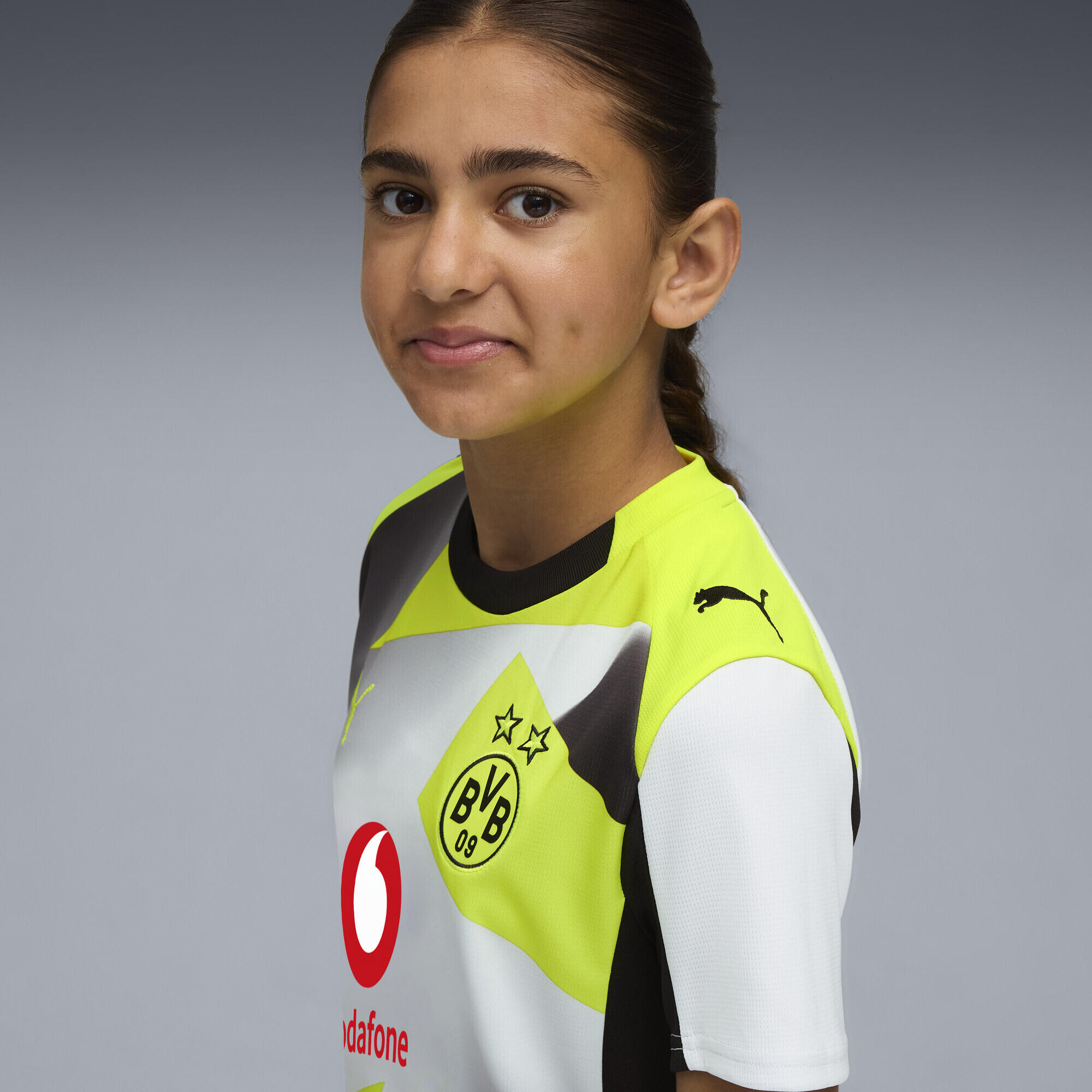 Camiseta futebol infantil respirável leve 25/26 PUMA 3/6