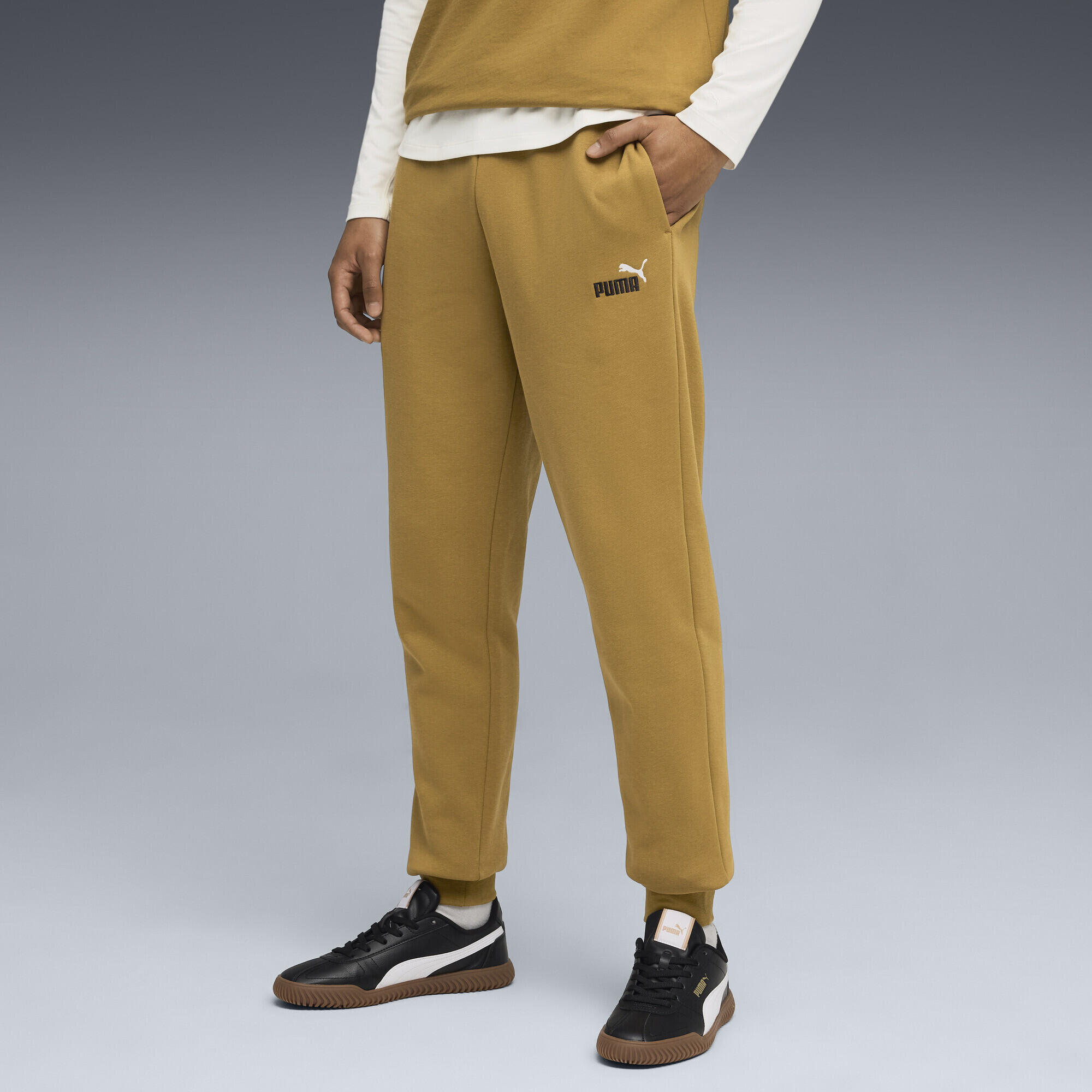 Pantaloni della tuta Essentials con logo N. 1 bicolore da uomo PUMA 2/5