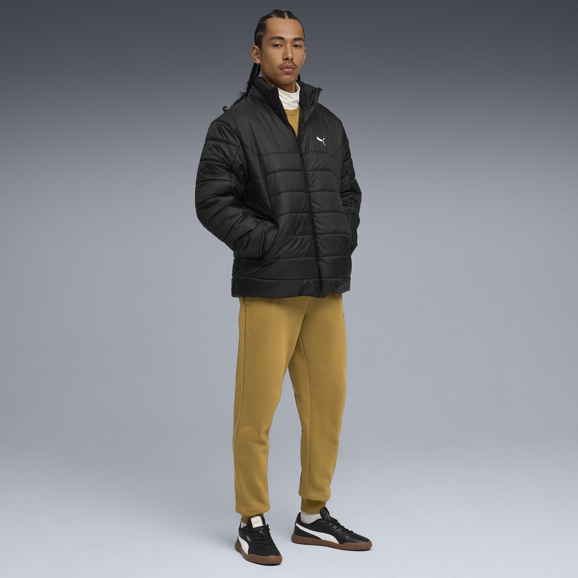 Pantaloni della tuta Essentials con logo N. 1 bicolore da uomo PUMA 4/5