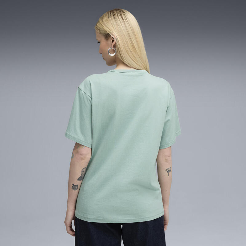 Tricou femei Puma Class Relaxed Tee Light Moss, Albastru