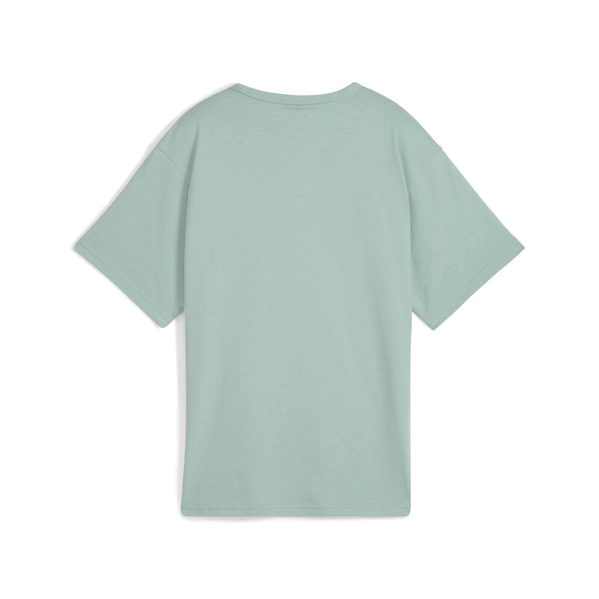 T-Shirt Puma Class Relaxed Tee Light Moss, Azul, Mulheres 5/5