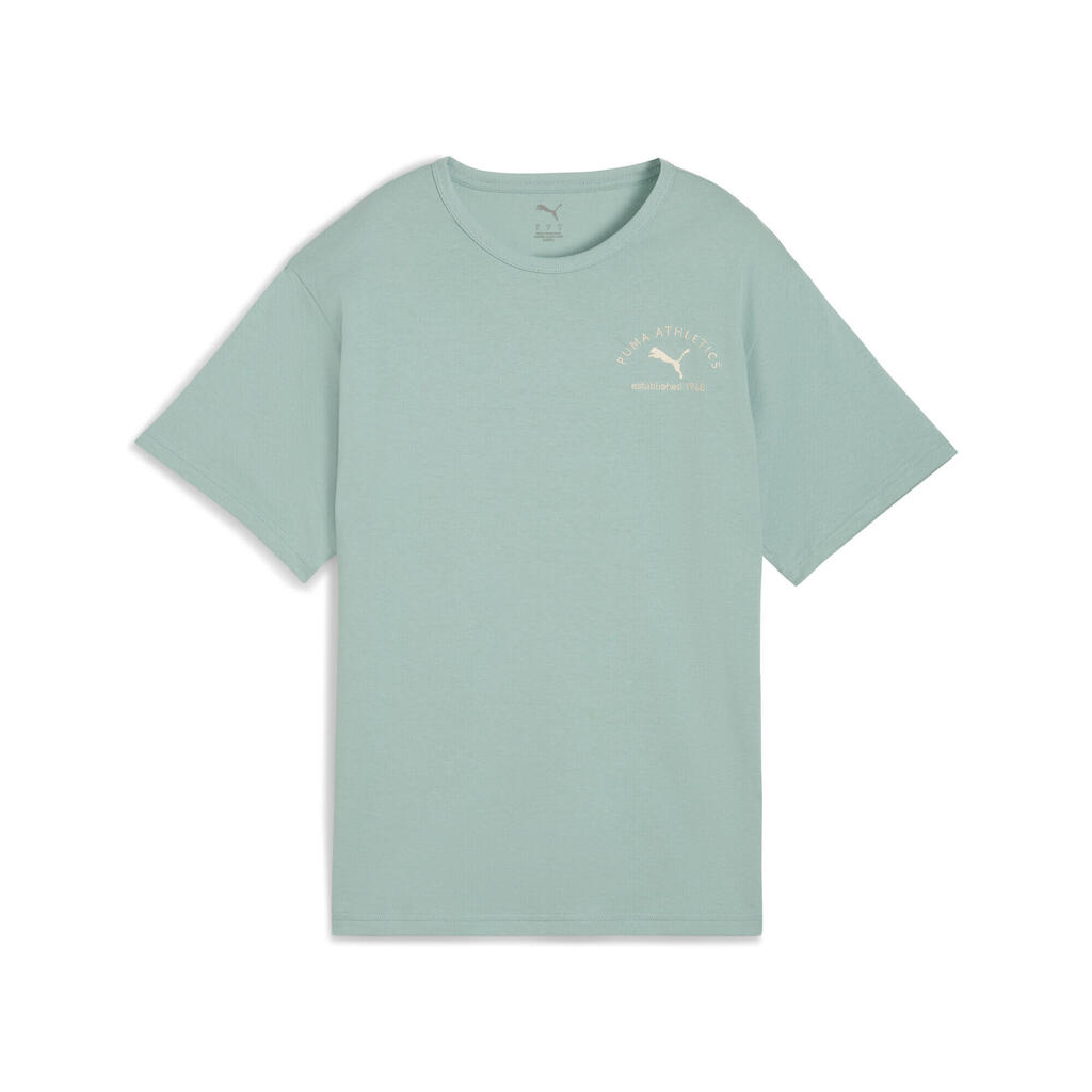 T-shirt Puma Class Relaxed Tee Light Moss, Blue, Women
