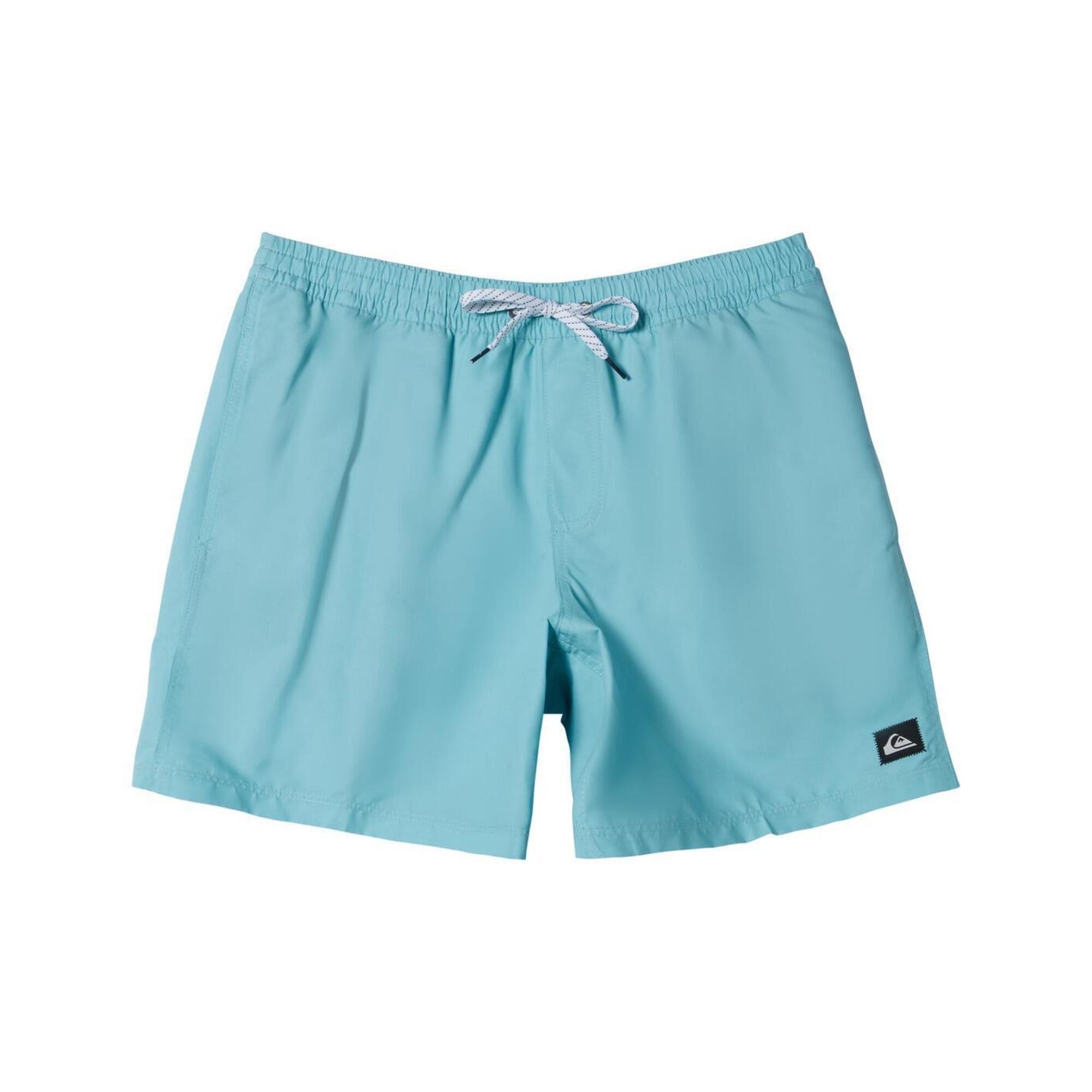Quiksilver - Short De Bain Everyday Solid Volley 15" Bleu Homme - Boardshort - Bleu -  M - Decathlon