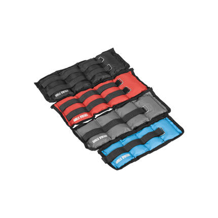 Zestaw Obciążniki na ręce i nogi: 2 x 0,5 kg, 2 x 1 kg, 2 x 1,5 kg, 2 x 2 kg