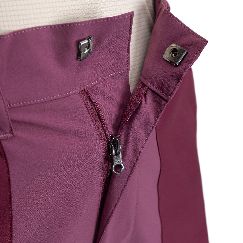 Siroko - Short Randonnée Déperlant Femme Solara Purple Pourpre - Bermuda - Violet - Decathlon