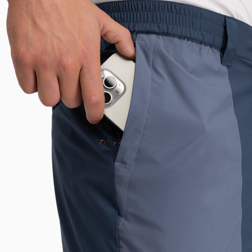 Siroko - Short Randonnée Déperlant Homme Range Blue Bleu - Bermuda - Bleu - Decathlon