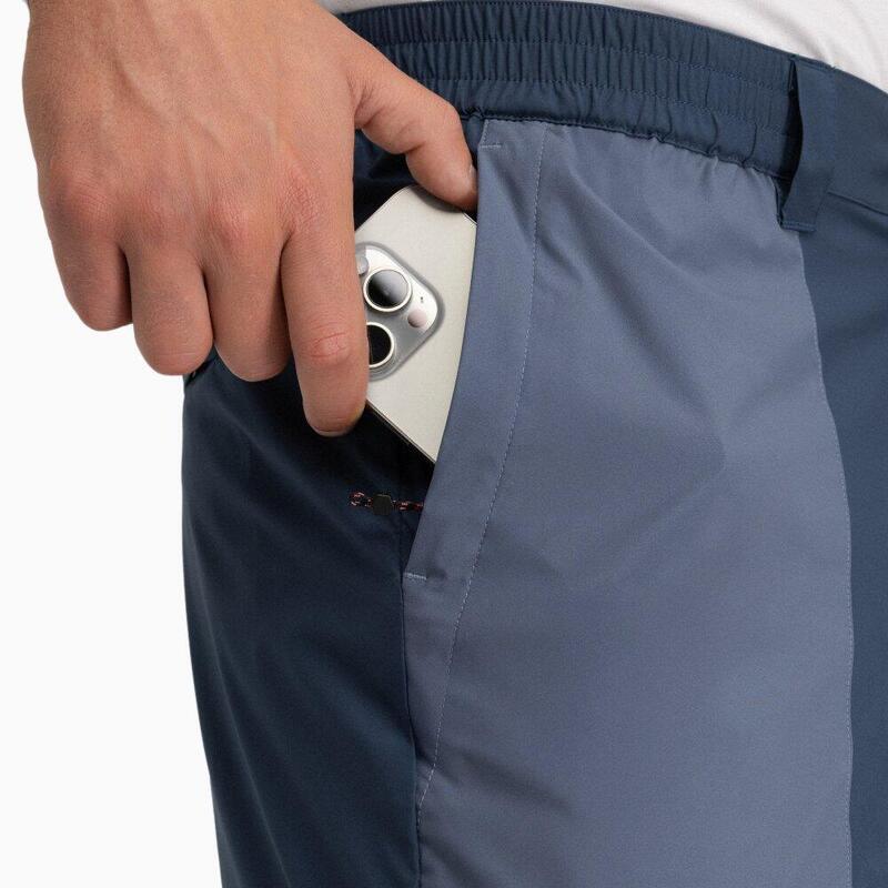 Pantaloni scurți de drumeție impermeabili pentru bărbați Range Blue Albastru