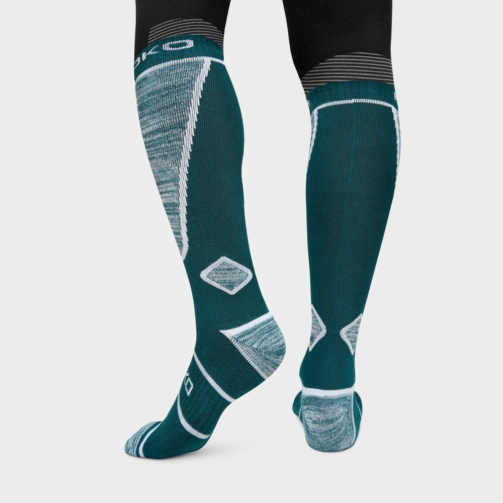 Chaussettes de ski Sports d'hiver Homme et Femme DAFFY Green Ducky Bleu 4/6