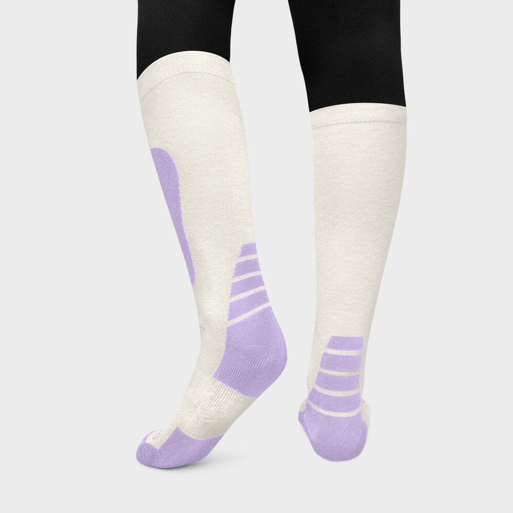 Chaussettes snowboard enfant Sports d'hiver Enfants Sulayr Blanc 4/7