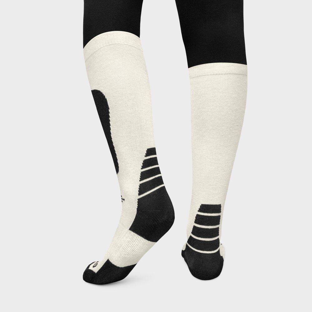 Chaussettes snowboard enfant Sports d'hiver Enfants Frosty Blanc 4/7