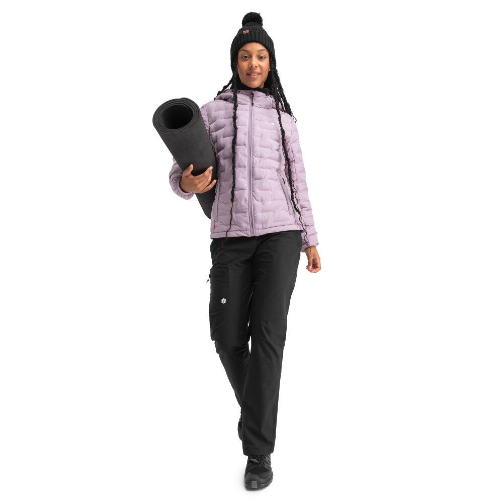 Veste randonnée isolante légère femme Zelene Violet 3/8