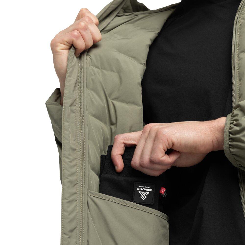 Veste randonnée isolante légère homme Topo Vert 5/7
