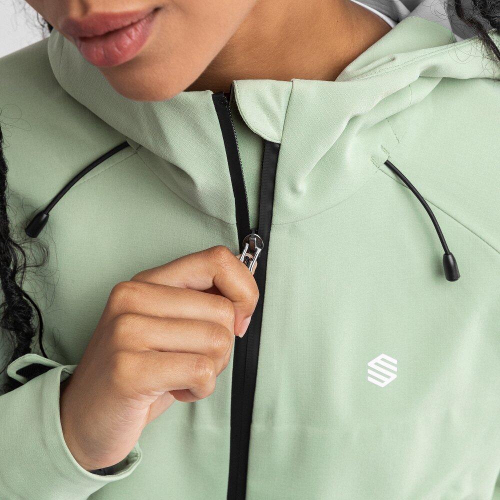 Veste randonnée hardshell femme Lac Léman Vert 4/8