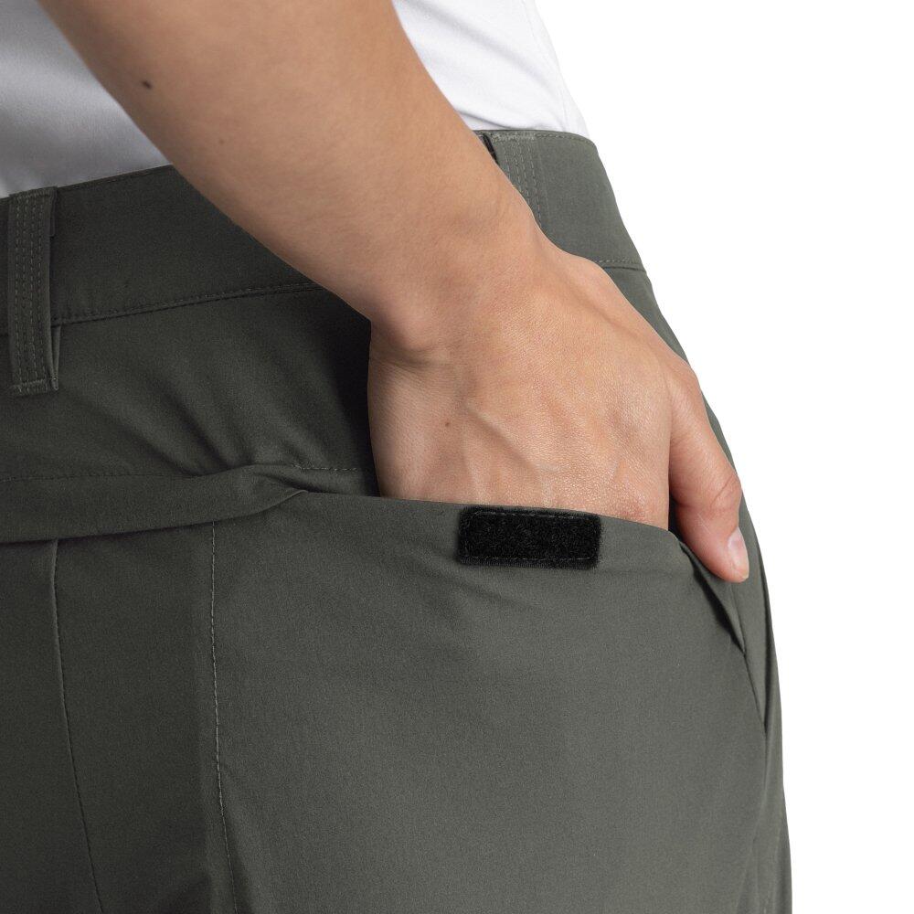 Pantalon modulable randonnée femme Mistral Black Noir 6/6