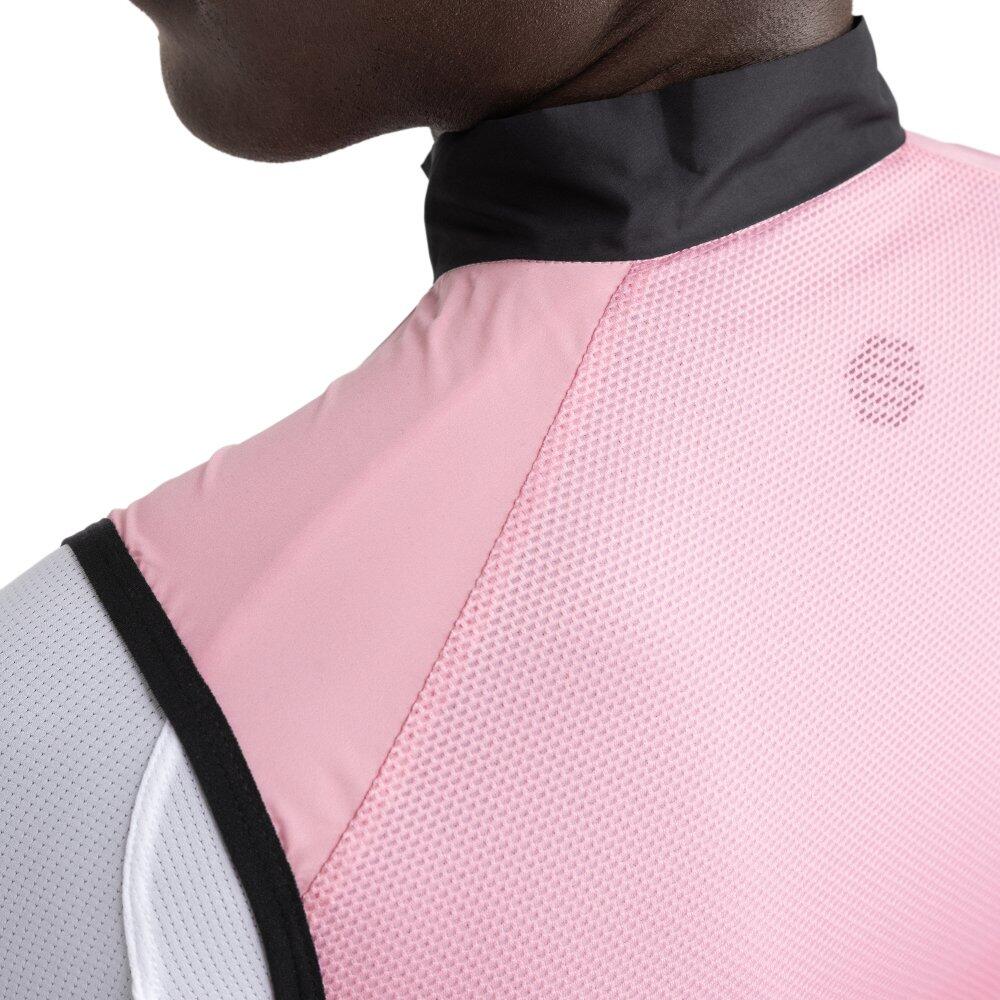 Gilet antivento da ciclismo da uomo V1 Berthel Rosa 5/7