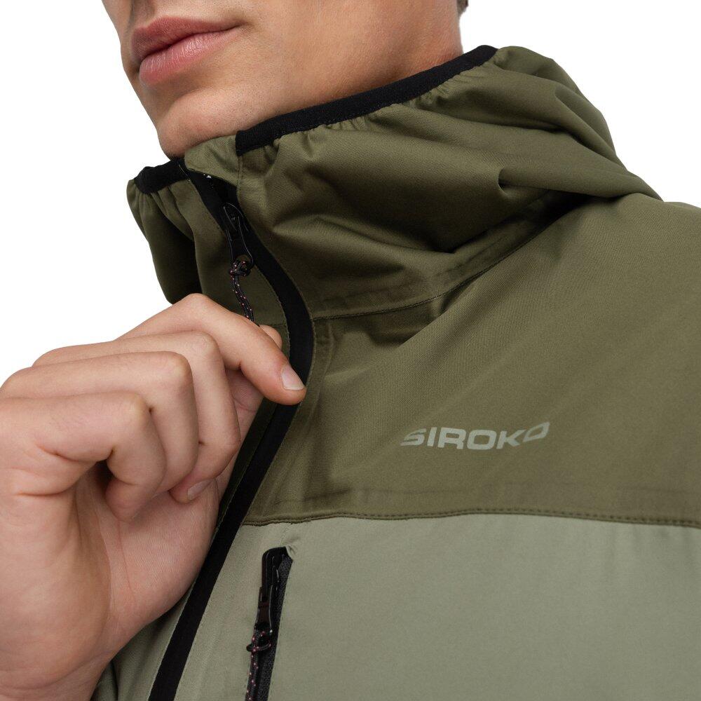 Veste randonnée imperméable ultralégère homme Ventra Green Vert 6/6