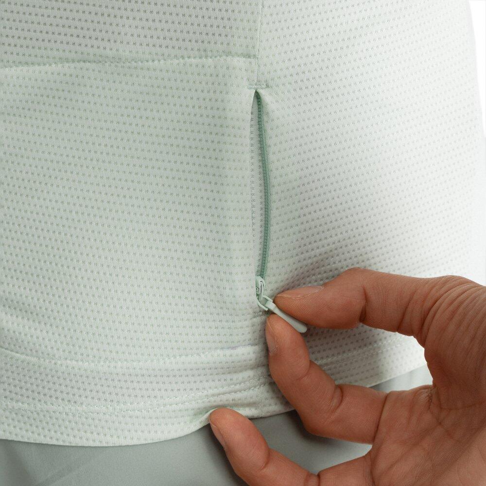 Damen Wandern kurzärmeliges wander-t-shirt für Clarity Mint Grün 6/6